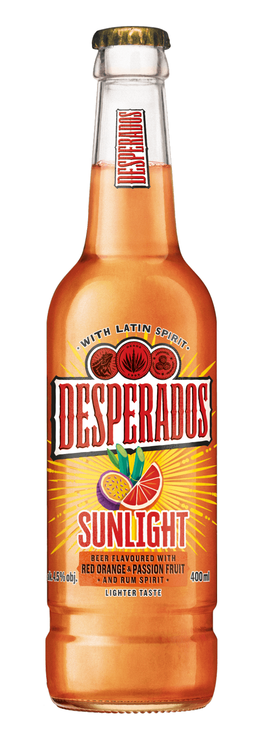 Sunlight Red Orange Bottle